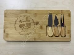 Alper Home Bambu peynir sunum ve Kesme Tahtası