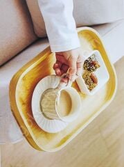 cebe home üçlü  Bambu Tepsi