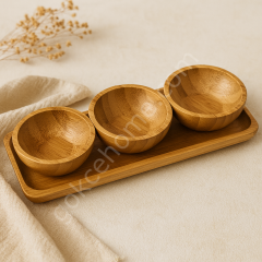 Yakut Üçlü Bambu Sosluk