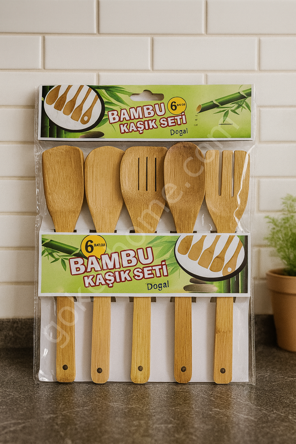 Bambu Altılı Kaşık Seti
