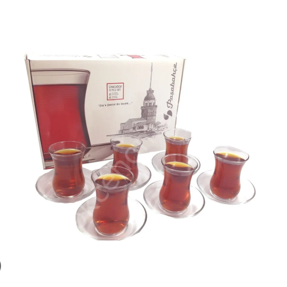 Paşabahçe Üsküdar 12 li Çay Bardağı Seti