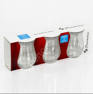 Paşabahçe Linka 3 lü Çay Bardağı