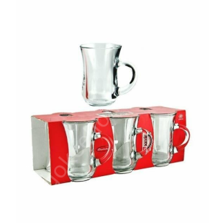 Paşabahçe 6 lı Keyif Kulplu Çay Bardağı