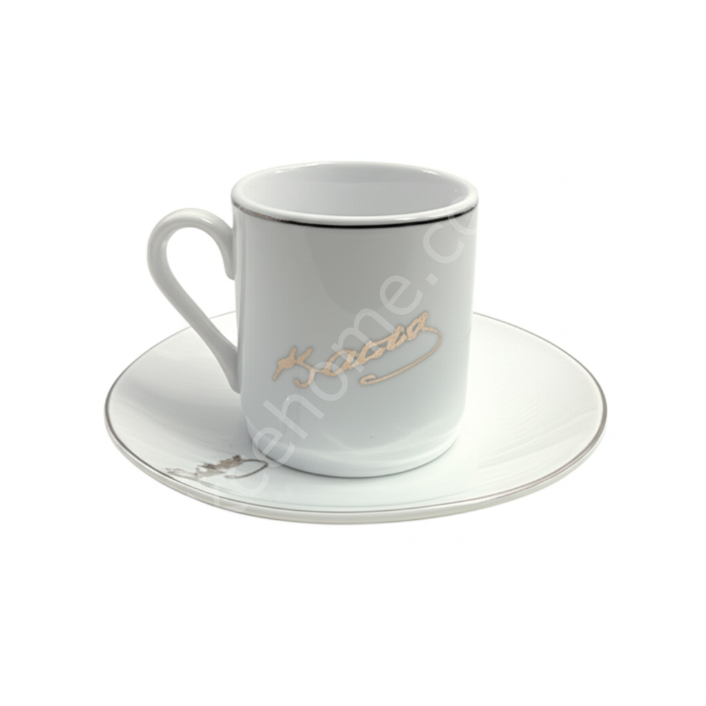 Atatürk İmzalı 6 lı Porselen Fincan Takımı