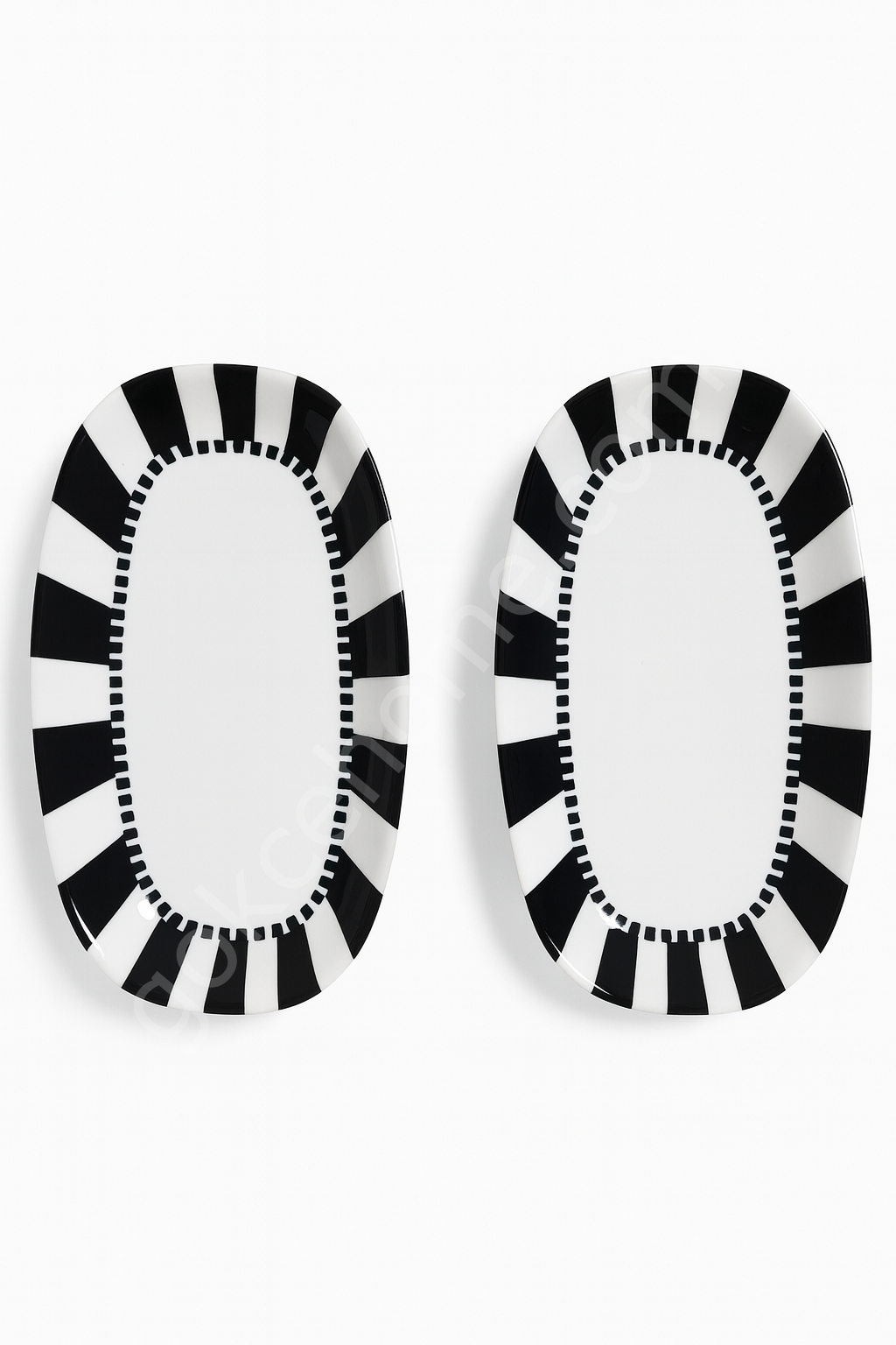 Cooker Porselen 2' li Kayık Tabak