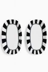 Cooker Porselen 2' li Kayık Tabak