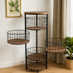 Metal Sebzelik 5 Katlı