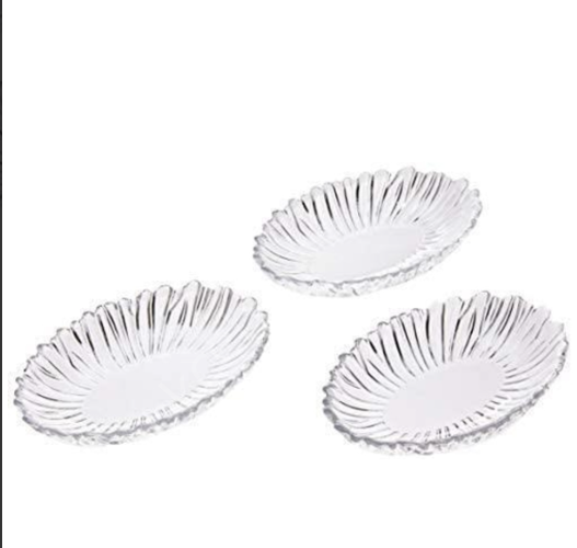 Paşabahçe Aurora 3'lü Oval Çerezlik