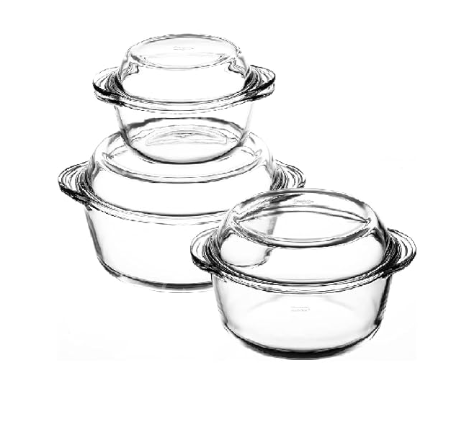 Paşabahçe Borcam 3'lü Tencere Seti