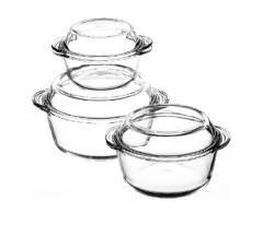 Paşabahçe Borcam 3'lü Tencere Seti