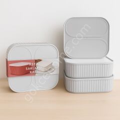 Plastik Saklama Kabı 3'lü