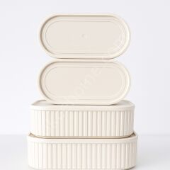 Plastik Saklama Kabı 4'lü