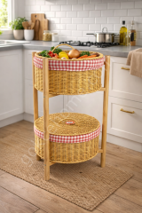 CB iki katlı kapaklı hasır sebzelik