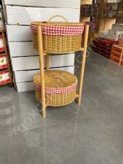 CB  İKİ KATLI  KAPAKLI HASIR SEBZELİK