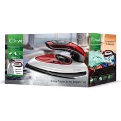 Kiwi KSI-6317 Seyahat Tipi Buharlı Ütü Kırmızı