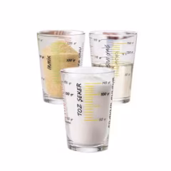 Paşabahçe 97420 3'lü 200 cc Arda Türkmen Ölçü Bardağı Seti