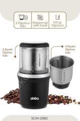 Sinbo SCM-2982 Kahve Ve Baharat Öğütücü Krom
