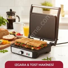 Sinbo SSM-2590 Inox Izgara ve Tost Makinesi