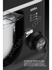 Sinbo SMX-2773 Dijital Ekranlı 1500W Zaman Ayarlı Stand Mikser 7.5 lt